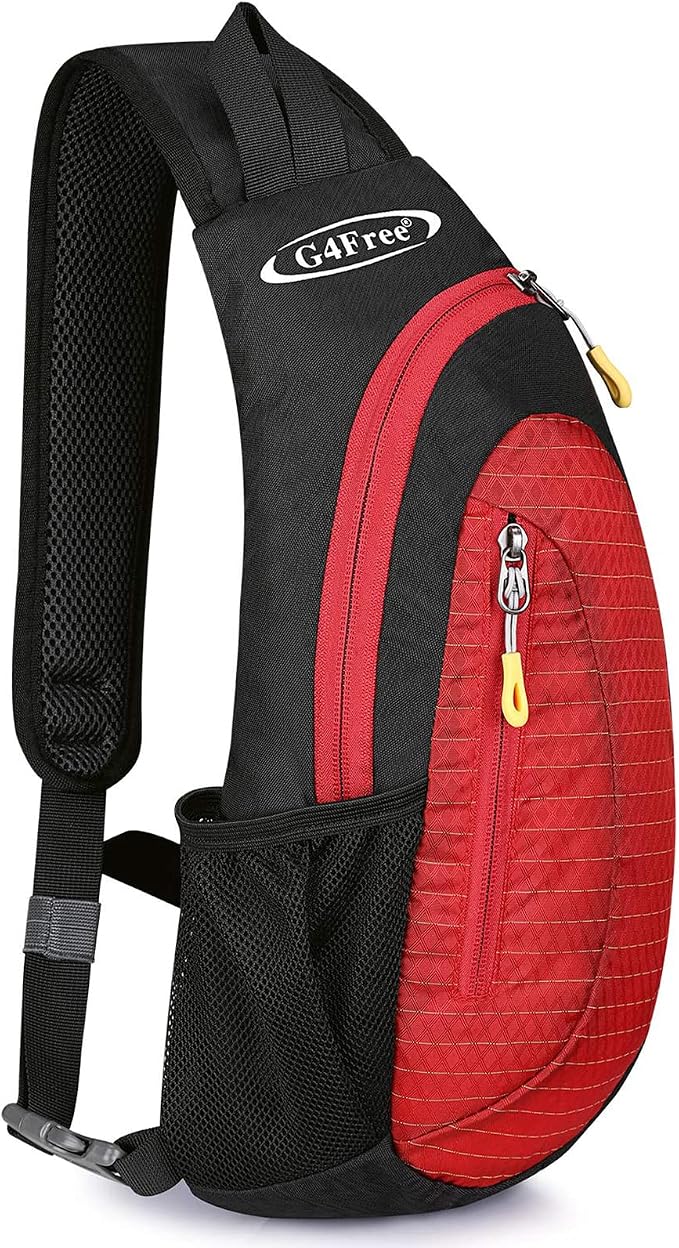 G4Free Sling Bag for Men Women, Small Crossbody Backpack Lightweight Chest by G4Free