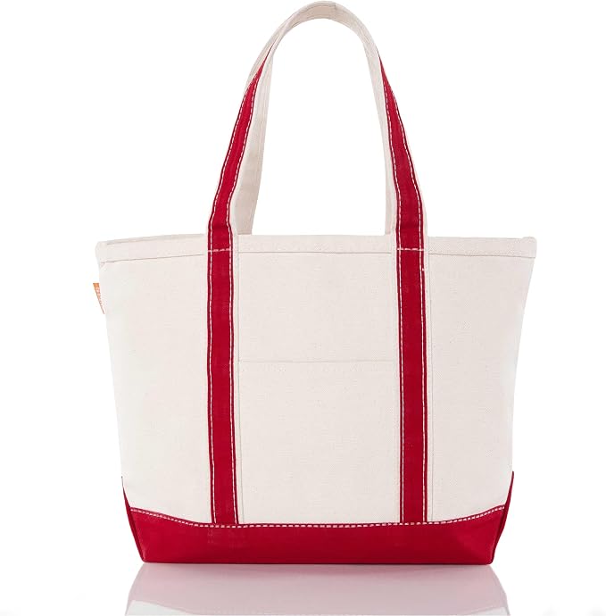 CB STATION Medium Classic Canvas Tote Bag by CBSTATION