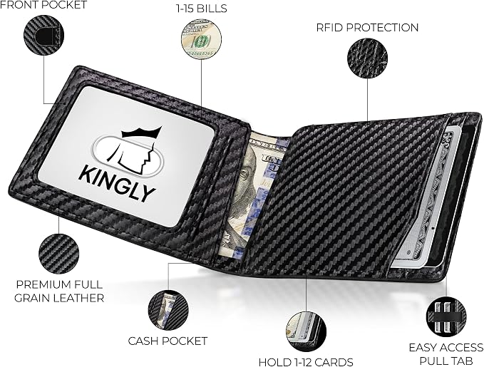 Kingly Cash Pocket Slim Wallet for Men - Image 2