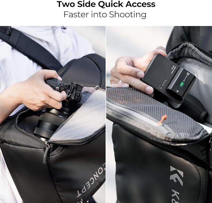 K&F CONCEPT Camera bags Waterproof 25L Large Capacity Camera Case - Image 4