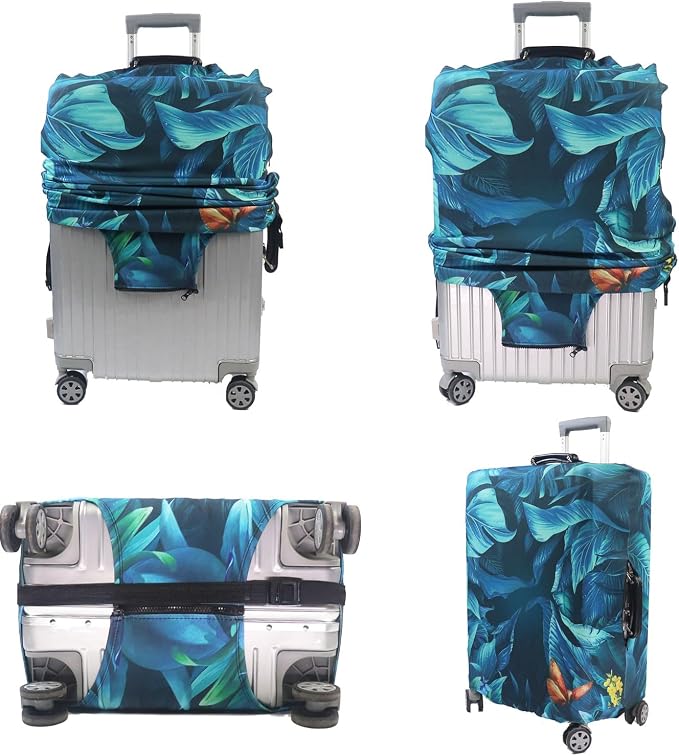 MosaiRudo Thicker Luggage Cover Elastic Suitcase Cover Protector Fits 18-32 - Image 6