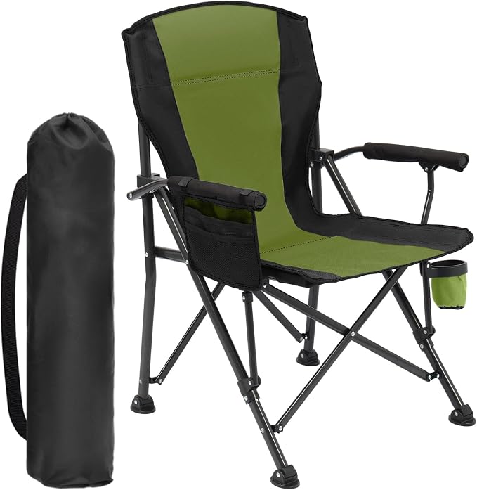 Oversized Folding Camping Chair by LINGRONG