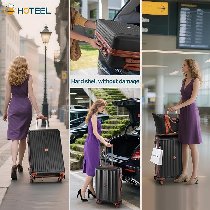 Hoteel Luggage 6-piece Set, 360° Universal Suitcases - Image 7