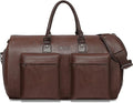 Modoker Convertible Leather Garment Bag, Carry on Garment Bags by Modoker