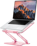 Adjustable Laptop Stand for Desk, Metal Foldable Laptop Riser, Portable Laptop by JCZT