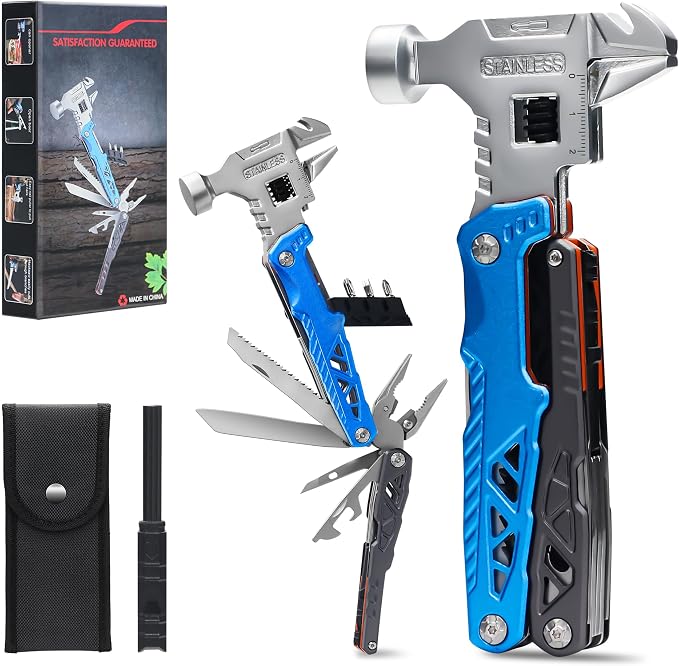 18-in-1 Multipurpose Tool Kit, Survival Camping Gear & Fishing Gifts by Unknown