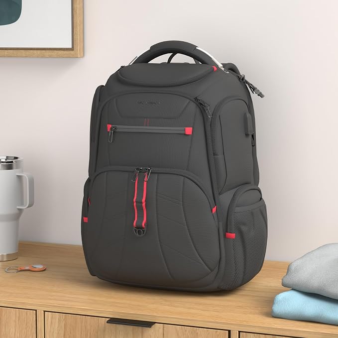 VANKEAN Travel Laptop Backpack 17.3 Inch TSA Friendly, Water-Repellent Anti - Image 2