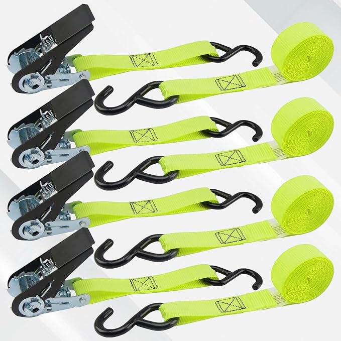 XSTRAP STANDARD Ratchet Tie Down Straps 4 Pk 10 Ft- 300 Lbs Load Cap- 900 Lbs - Image 3