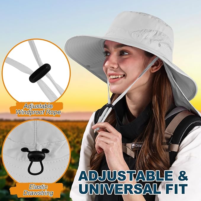ZOORON Sun Hat for Men Women Fishing Hat - Image 5