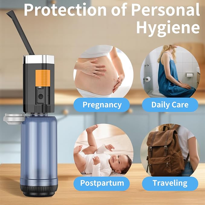 Portable Bidet for Travel, VITCOCO Rechargeable Bidet Sprayer - Image 8