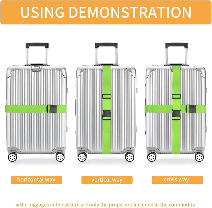 BILIONE Luggage Straps, TSA Approved Add a Bag Premium Accessory - Image 2