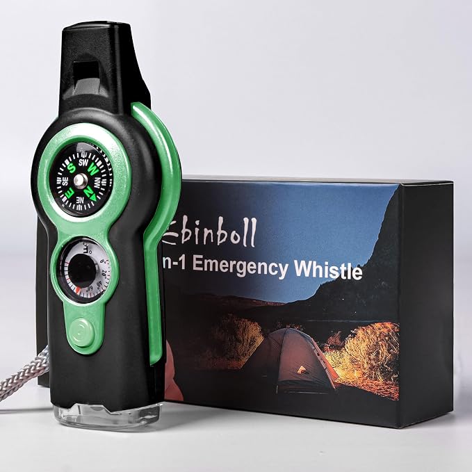 Emergency Survival Function Whistle, Outdoor Multifunctional Tool Safety Whistle - Image 2