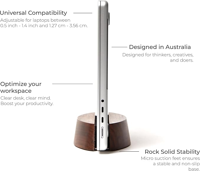 Nordik Adjustable Vertical Laptop Stand - Image 3
