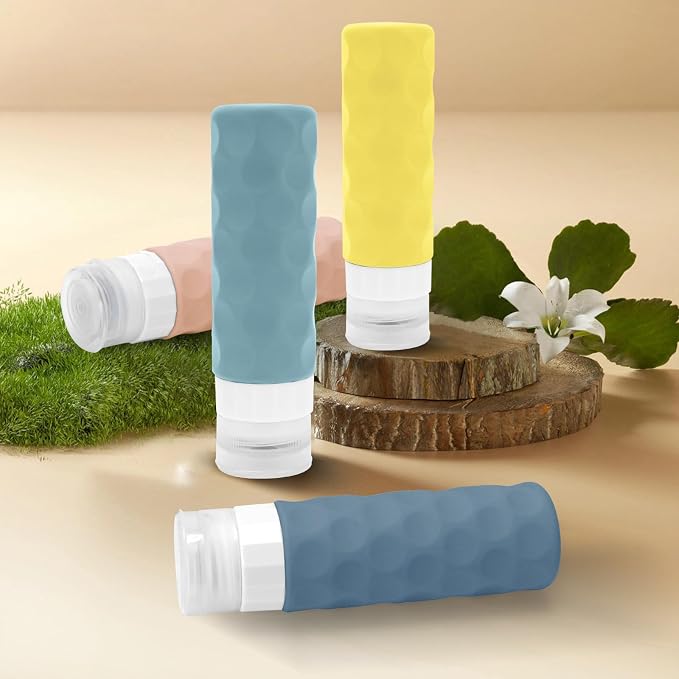 Travel Bottles for Toiletries, BPA Free Leak Proof Premium Silicone Bottles - Image 6