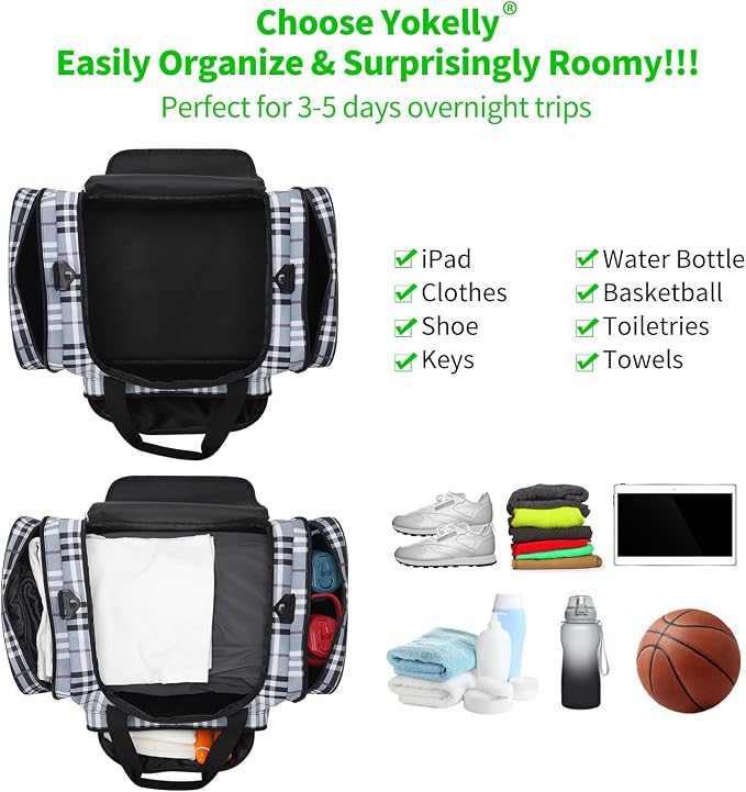 20 inch Sports Duffel Bag - Image 3