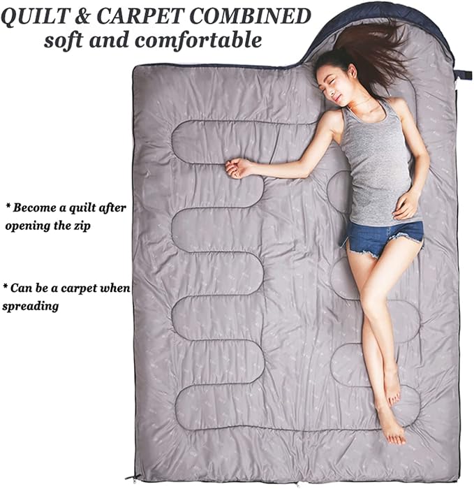 tuphen- Sleeping Bags for Adults Kids Boys Girls Backpacking Hiking Camping - Image 5