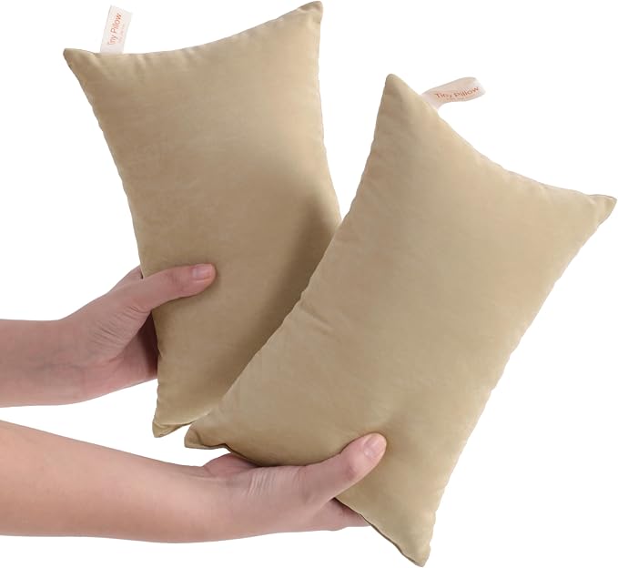 NTBAY Tiny Pillows, Down Alternative 7"x11" Microfiber Mini Pillow by NTBAY