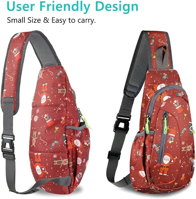 TITECOUGO Small Sling Bag, Lightweight Crossbody Backpack - Image 3