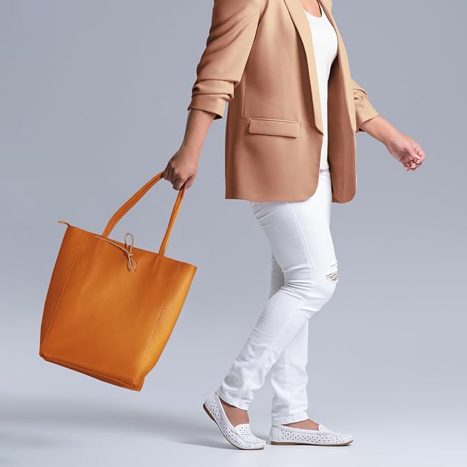Italian Calf Leather Tote for Women - Image 7