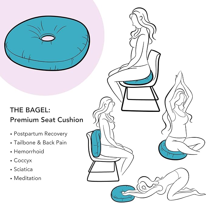 Premium Egyptian Cotton Pressure Relief Donut Chair Seat Cushion - Image 3