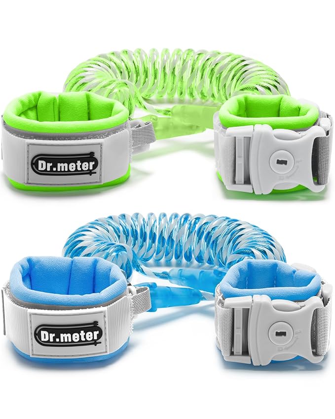 Dr.meter Anti Lost Wrist Link, 2 Pack Toddler Safety Leash by Drmeter