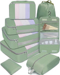 BAGAIL 6 Set/8 Set/10 Set Packing Cubes Various Sizes Packing Organizer by BAGAIL