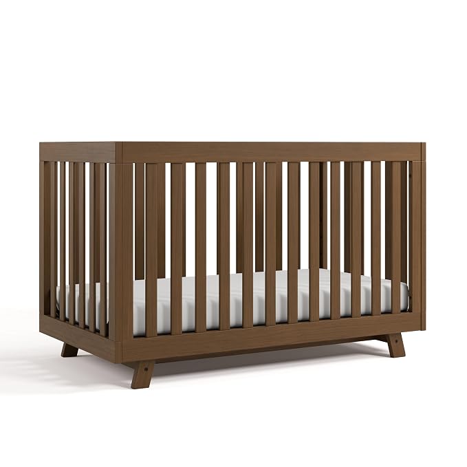 Storkcraft Beckett Grow-with-Me Convertible Crib – GREENGUARD Gold Certified by Storkcraft