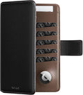 VULKIT Passport Holder with Airtag Holder RFID Blocking Passport Wallet Travel by VULKIT