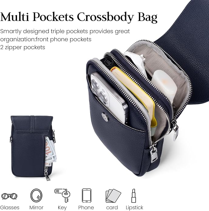 befen Genuine Leather Small Crossbody Bags - Image 4