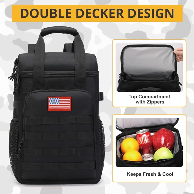 Tactical Backpack Cooler, Lunch Backpack - Image 6