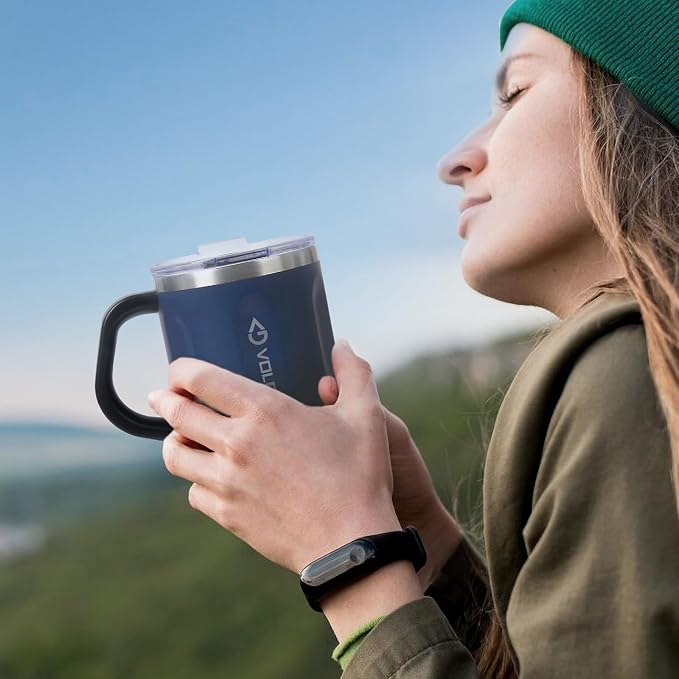 16oz Coffee Mug, Vacuum Insulated Camping Mug - Image 6