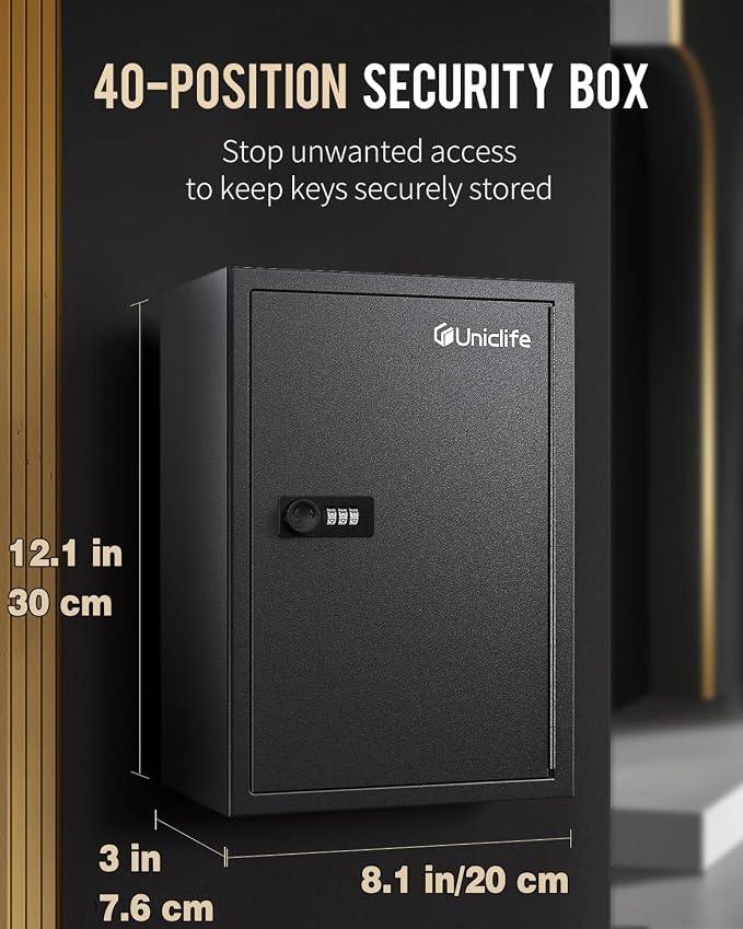 Uniclife 40 Position Slotted Key Cabinet - Image 2