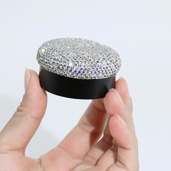 Small Pill Case 3 Compartments, Metal Round Portable Pill Box, Waterproof - Image 5