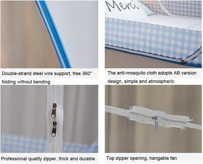 CdyBox Folding Mosquito Net Tent Canopy Curtains - Image 6