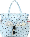 LEDAOU Large Beach Tote Bag Women Waterproof Sandproof Zipper Beach Tote Bag by LEDAOU