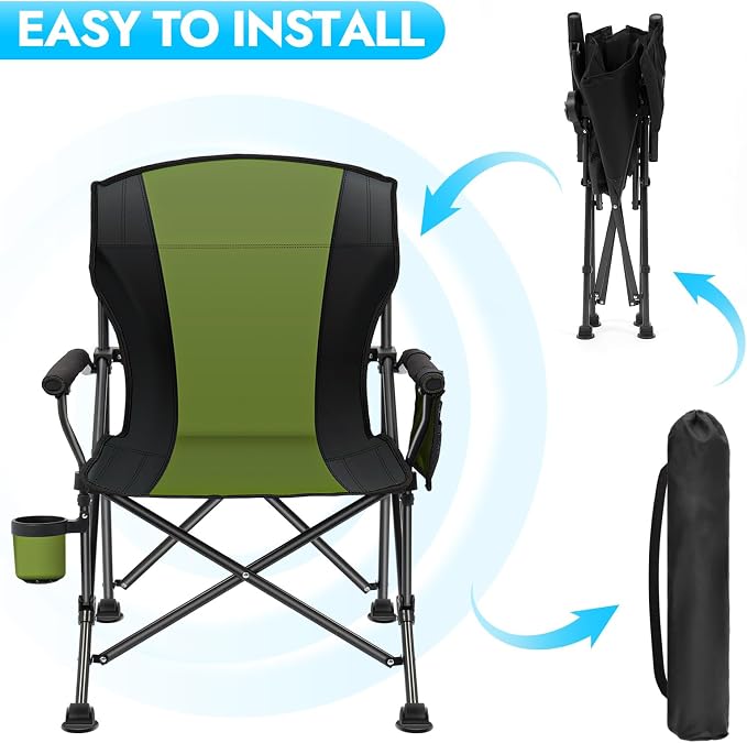 Oversized Folding Camping Chair - Image 3