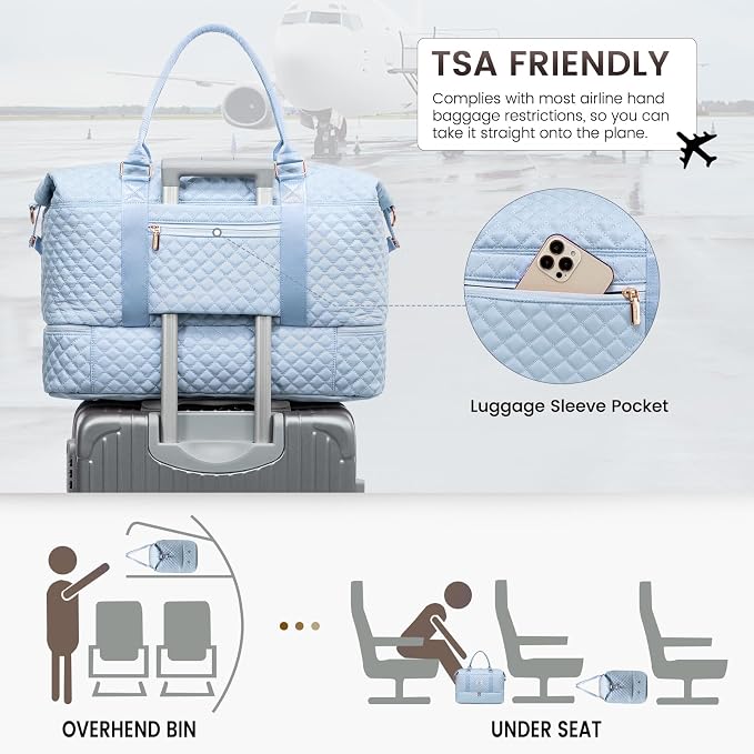 LOVEVOOK Travel Duffle Bag, Weekender Bags - Image 5