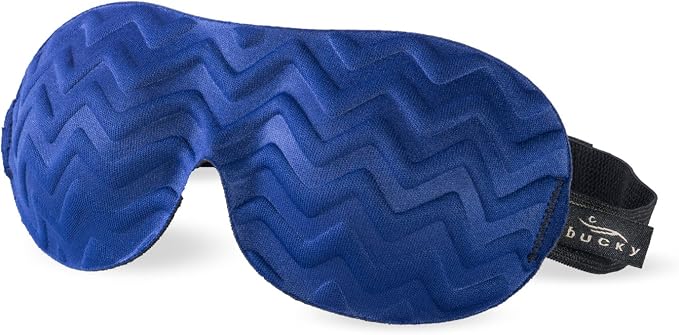 Bucky Ultralight Travel & Sleep Chevron Eye Mask, One Size by Bucky