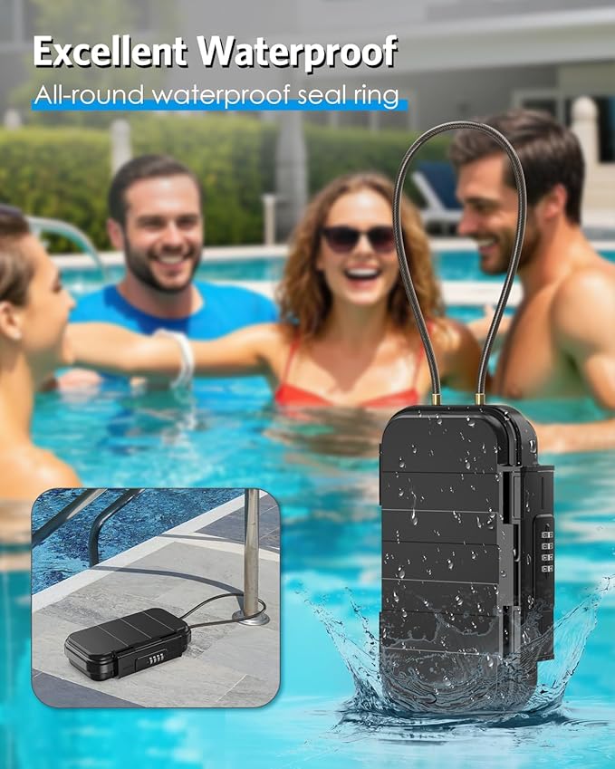 AMIR Portable Safe Box, Combination Security Case LockBox - Image 2