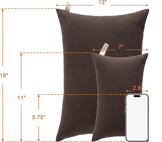 NTBAY Tiny Pillows, Down Alternative 7"x11" Microfiber Mini Pillows - Image 5
