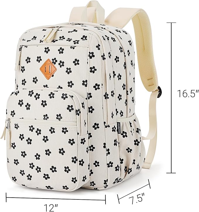 ZORFIN 26L Backpack for College, and Travel: Corduroy Bookbag - Image 2