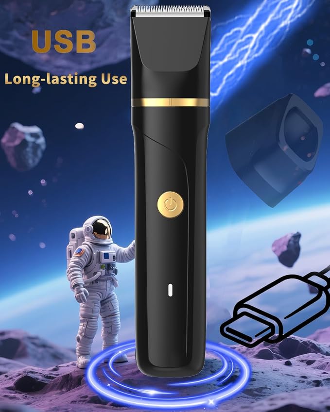 AREYZIN Body Hair Trimmer Men: Manscape 3 in 1 Electric Razor, Hair Trimmer - Image 6