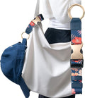 Travel Carry Strap with Ring Hooks, Add-a-Bag Luggage Strap, Adjustable Bag by EKAX