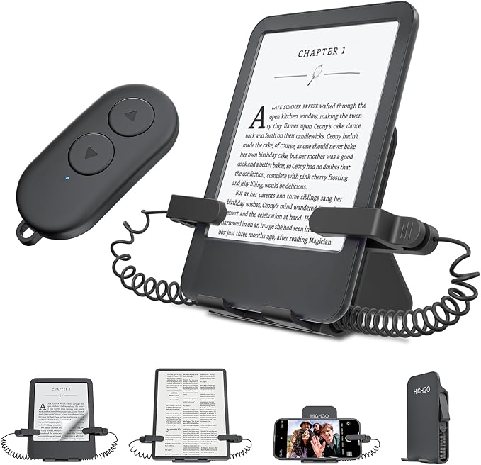 Remote Control Page Turner and Stand by HIGHGO