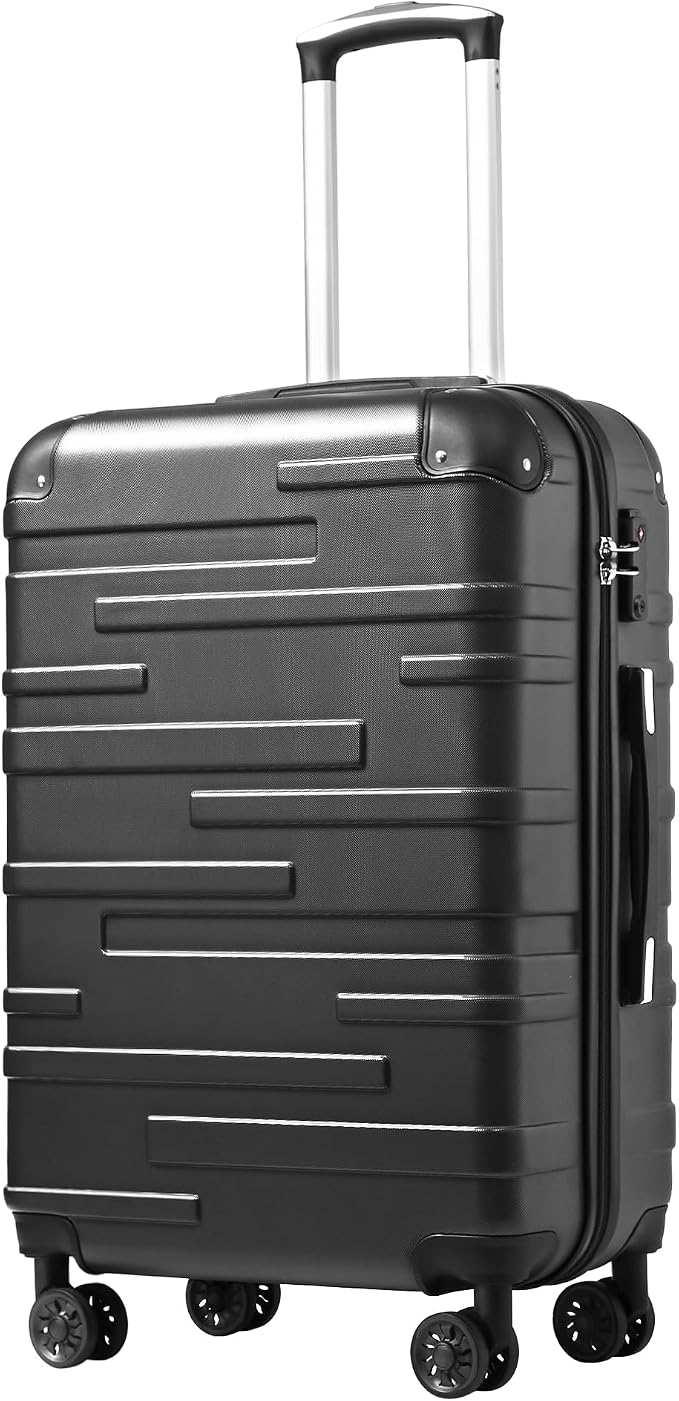 Coolife Luggage Suitcase Carry-on Hardside Travel Luggage TSA Lock Spinner by COOLIFE