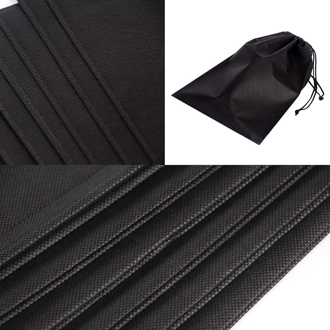 Set of 10 Jumbo Shoe Bags for Travel Non-Woven - Image 3
