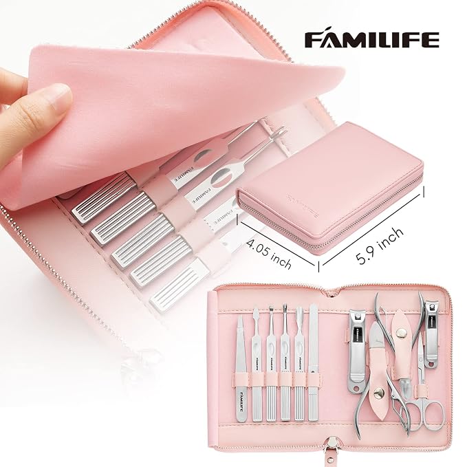 FAMILIFE Manicure Set Professional Manicure Kit Nail Kit - Image 6