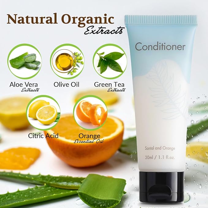 Double Sealed Hotel Conditioner Bulk 200 Pack Individually Wrapped Travel Size - Image 2