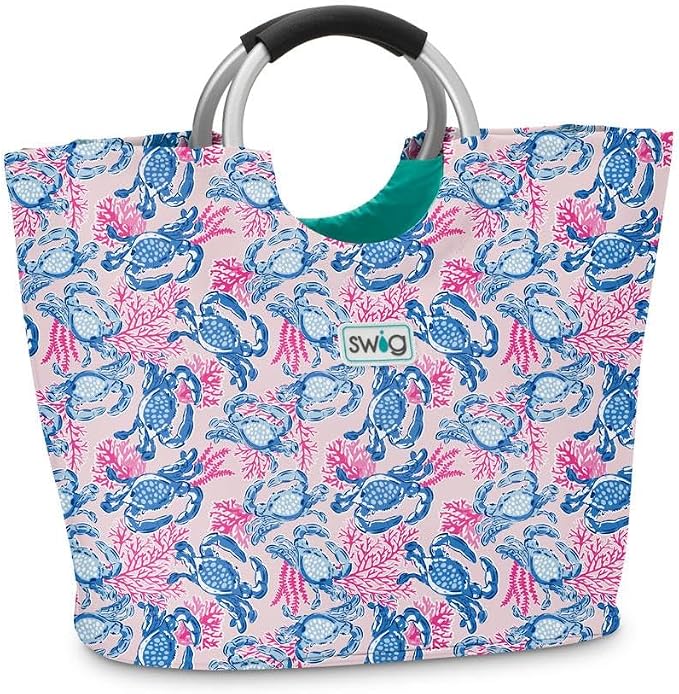 Swig Life Loopi Tote Bag, Lightweight, Waterproof Beach and Utility Bag by SwigLife