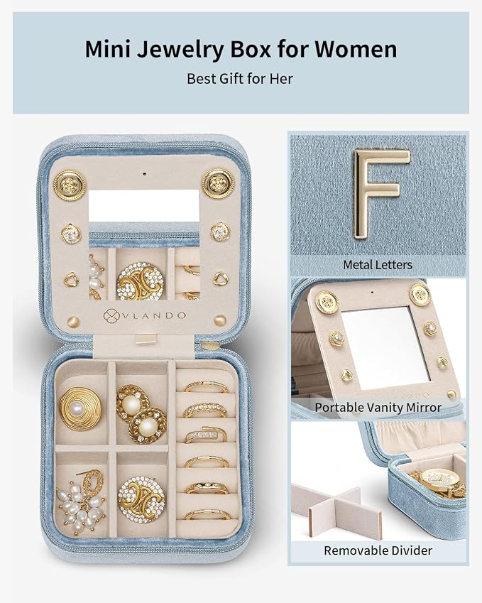 Vlando Jewelry Box for Aunt Gifts from Niece Nephew, Birthday Gifts for Aunt - Image 4